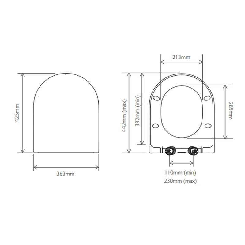 Tavistock Micra Evo Soft Quick Release, Over Seat 363MM (w) X 425MM — TS950S-SF - Getplumb