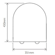 Tavistock Off Compass Round Seat SC Slim Secure Fix Seat — TS1155S-SF - Getplumb