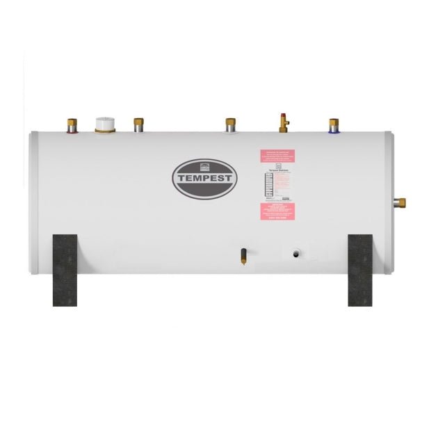 Telford Tempest Horizontal Stainless Steel Indirect 150L Unvented Cylinder - TSMI150H - Getplumb