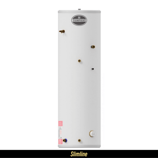 Telford Tempest Slimline 300 Litre Indirect Unvented Hot Water Cylinder 510 Diameter TSMI300SL - Getplumb