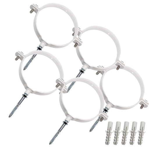 Vaillant 125mm Flue Support Clips (pack of 5) - 303616 - Getplumb