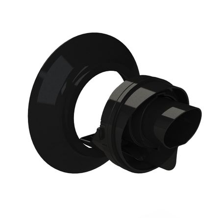 Vaillant Black Terminal KIT DN 60 PP - Getplumb