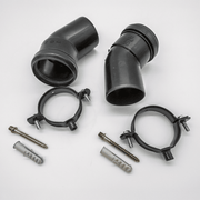 Vaillant Elbow 45 Deg DN60(2 Pieces) Black - Getplumb