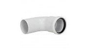 Vaillant Elbow 45 Deg DN60(2 Pieces) White - Getplumb