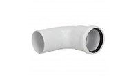 Vaillant Elbow 45 Deg DN60(2 Pieces) White - Getplumb