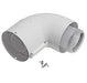 Vaillant Elbow 87 Deg DN60 White - Getplumb