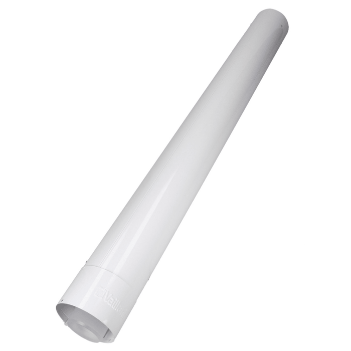 Vaillant Extension 1 Metre DN 60 PP White - Getplumb
