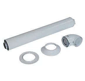 Vaillant High Rise Flue Terminal Kit DN60/100 Alu - Getplumb