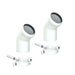 Vaillant Plume Elbow 45° DN60 (2 Pieces) White 0020219552 for Efficient Ventilation - Getplumb