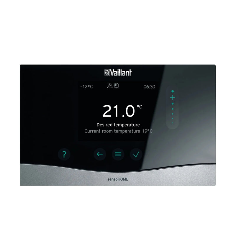 Vaillant sensoHOME Wired Programmable Thermostat (VRT380) - Getplumb