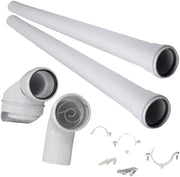 Vaillant Standard Plume Variable Termination Kit DN 60 PP White 0020219530 - Getplumb