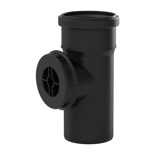 Valsir Blackfire Access Pipe with Cover D75 - Durable and Efficient Plumbing Solution - Getplumb