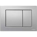 VALSIR Flushing Mechanism (VS0870235) – Metal Rectangular Plate, Polished, D.245x165mm - Getplumb