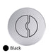 VALSIR Flushing R8 Pneumatic Push Button (VS0875383) – Black, D.96mm - Getplumb