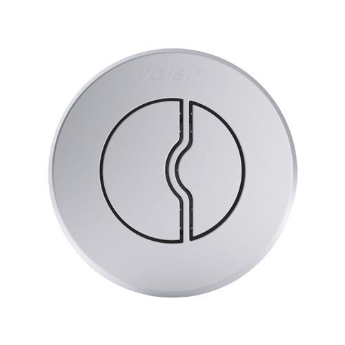 VALSIR Flushing R8 Pneumatic Push Button (VS0875387) – Satin, D.96mm - Getplumb