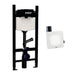 VALSIR Flushing Winner S Ariapurled100 Pneumatic Frame (VS0853378UK) - Adjustable Depth 90 - 110mm | Reliable and Versatile Bathroom Solution - Getplumb