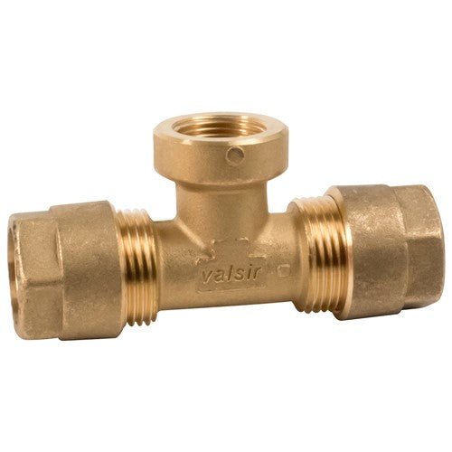 VALSIR PEXAL TWIST Female Threaded Tee | D.32x3 - 1" - 32x3mm - VS0101321 - Getplumb