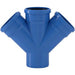 Valsir Triplus 110mm Double Branch 45° Drainage Fitting – VS0650655 - Getplumb