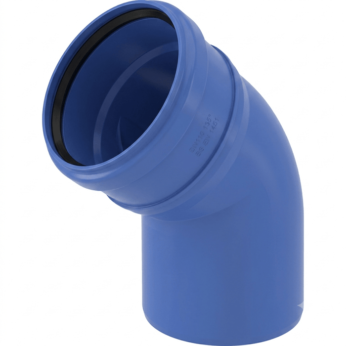 Valsir Triplus Bend - 45 Degree, D110 mm - VS0650455 - Getplumb