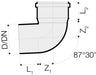 Valsir Triplus Bend - 87.30 Degree, D110 mm - VS0650459 - Getplumb