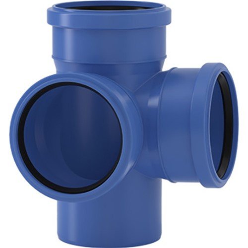 Valsir Triplus Corner Branch 87.3° 125mm x 110mm x 110mm - Getplumb