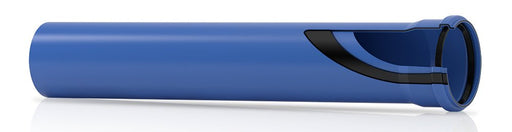 Valsir Triplus Single Socket Pipe 75mm – 3m Length - VS0650073 - Getplumb