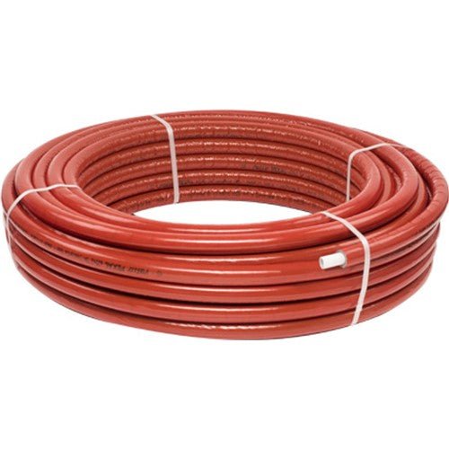VS0100499 – Valsir Pexal Pipe 32x3mm, 25m Length, Pre - Insulated 13mm Red - Getplumb