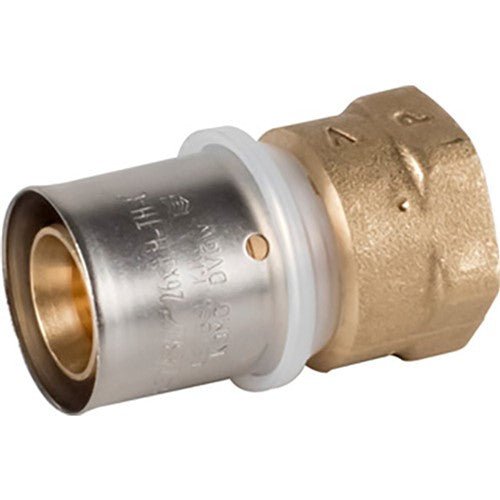 VS0130739 VALSIR PEXAL BRASS FEMALE THREADED COUPLING D.63X4,5MM - 2'' - Getplumb