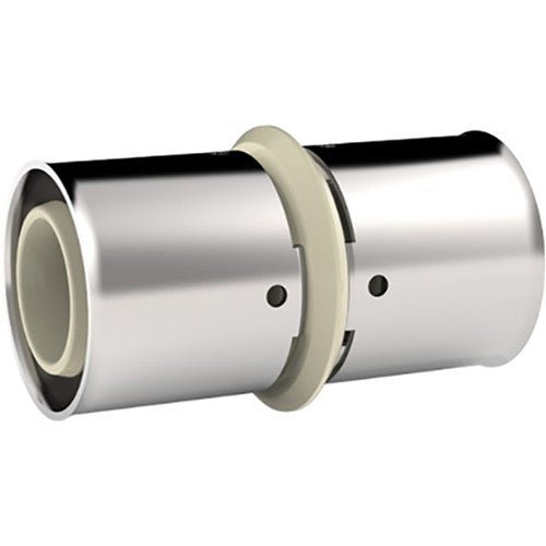 VS0152015 Valsir Pexal Bravopress Straight Coupling D.32x3 - 32x3mm - Getplumb