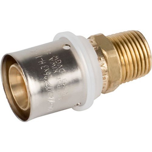 VS0170239 VALSIR PEXAL BRASS MALE THREADED COUPLING D.32X3MM - 1'' - Getplumb