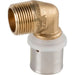 VS0170539 VALSIR PEXAL BRASS 90 DEGREE MALE IRON ELBOW D.32X3MM X 1 - Getplumb
