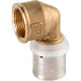 VS0170605 VALSIR PEXAL BRASS 90 DEGREE FEMALE IRON ELBOW D.16X2MMX1/2 - Getplumb
