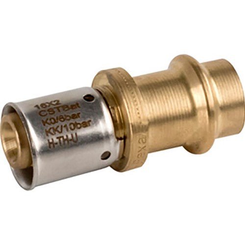 VS0171314 VALSIR PEXAL BRASS COPPER PRESS ADAPTER D.26X3 - 28MM - Getplumb