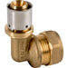 VS0171325 VALSIR PEXAL BRASS COMPRESSION ELBOW ADAPTER D.16X2 - 15MM - Getplumb