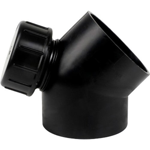 VS0306991 - Valsir HDPE - 45 deg. Bend with 63mm Access Pipe - D.110 - Getplumb