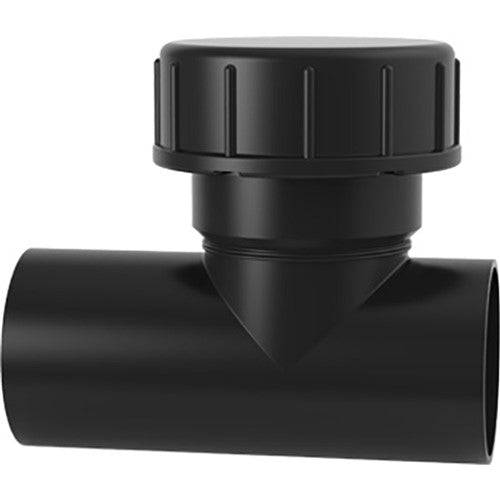 VS0348001 - Valsir HDPE - 90 deg. Access Pipe with Screw Cap - D.40 - Getplumb