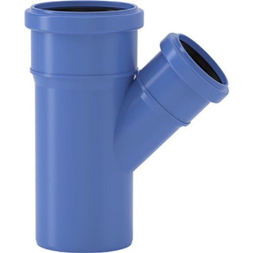 VS0650557 VALSIR TRIPLUS REDUCING BRANCH 45 DEGREE D50/40mm - Getplumb