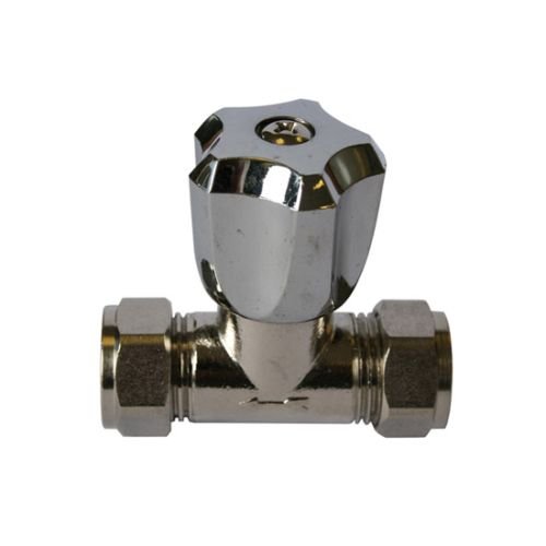VSS Shower Isolation Valve - 15mm Chrome for Reliable Water Control - Getplumb