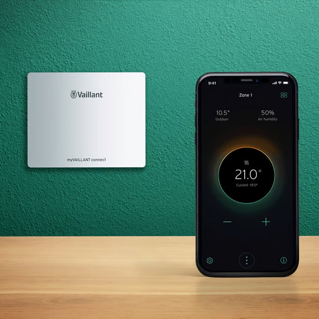 Vaillant myVAILLANT connect & sensoROOM pure Bundle (VRT51F + VR940f) - Getplumb5