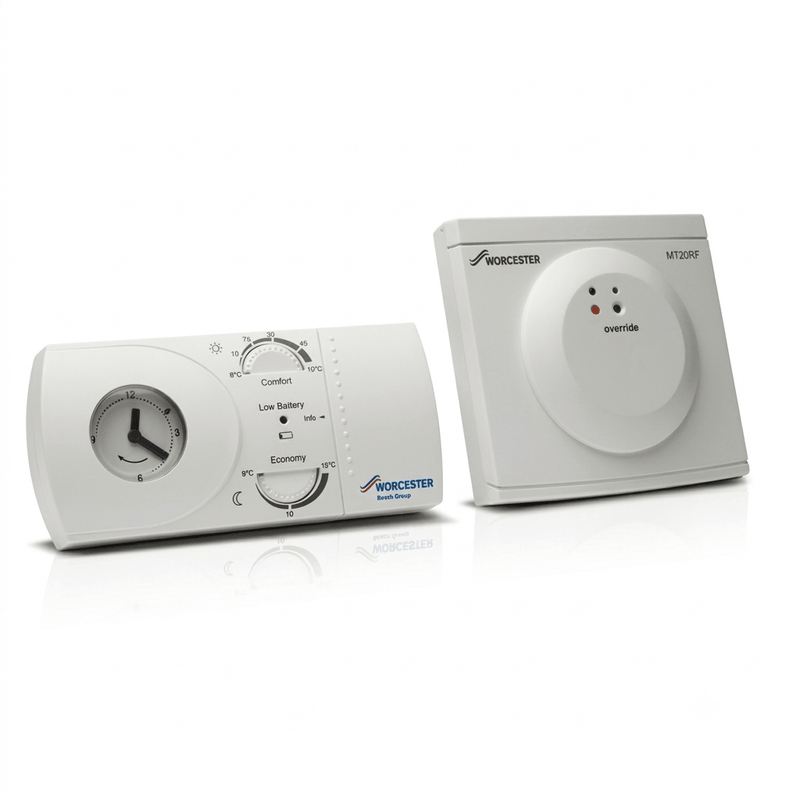 Worcester Bosch MT20RF Programmable Room Thermostat & Receiver - Getplumb