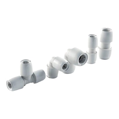 HEP2O  Straight White 22mm Connector